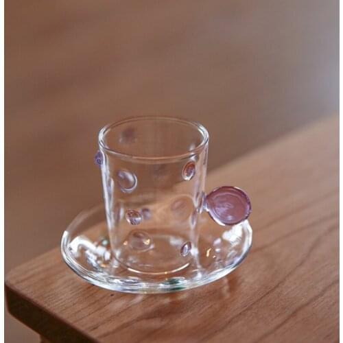 Japanese Handmade Small Glass Cup Coffee Cute High Quality Glass Cups Personality Luxury Reusable Canecas Cup Drinkware LH50BLB