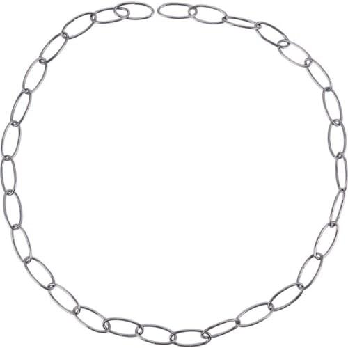 1M Heavy Duty Chain For Vintage Chandelier Hanging Lamp,Pearl black