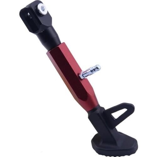 19-22cm CNC Alloy Adjustable Motorcycle Single Side Stand Leg Foot Kickstand Supporter Inner Accessories Interior