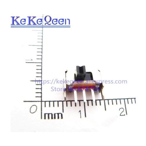 20Pcs/Lot Toggle switch SK12D07VG3 3PINS stents Small toggle switch 3mm high Miniature Slide Switch Side Knob