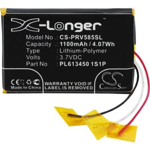 Cameron Sino 1100mah battery for PRESTIGIO GeoVision 5850HDDVR PL613450 1S1P batteries