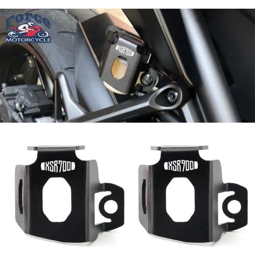 For Yamaha XSR700 XSR900 XSR 700 900 2017-2021 Motorcycle CNC Accessories Rear Brake Fluid Reservoir Guard Cover Protector