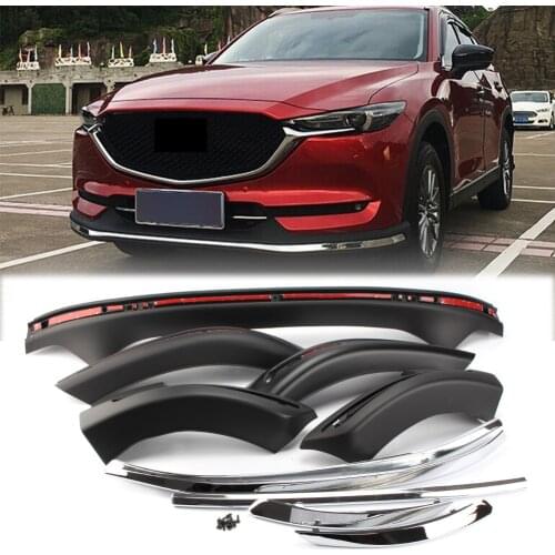 Auto Accessory Front Rear Bumper Board Guard Skid Plate Bar Protector ABS Plastic For Mazda CX-5 CX5 2017 2018 2019 2020