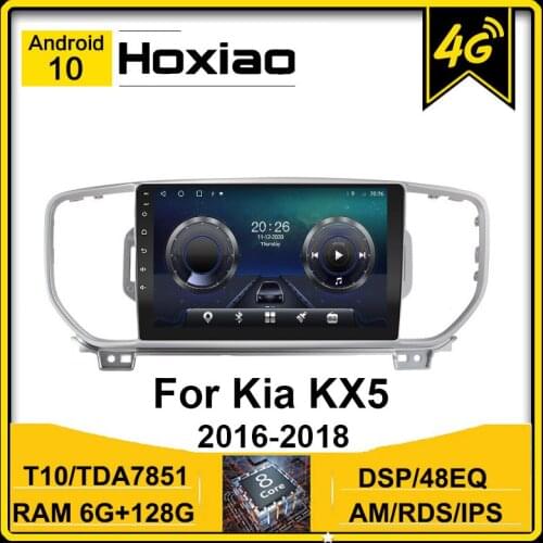 Car 2Din Android10 8.1 Radio For KIA Sportage 4 2016 2017 2018 KX5 Audio DSP IPS RDS WIFI Multimedia Player GPS Navigator
