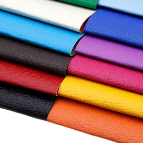 Big Size 50*140cm Plain Lychee Faux Faux Synthetic Leather For Hair Bow Handbags Handmade Materials DIY,1Yc12109