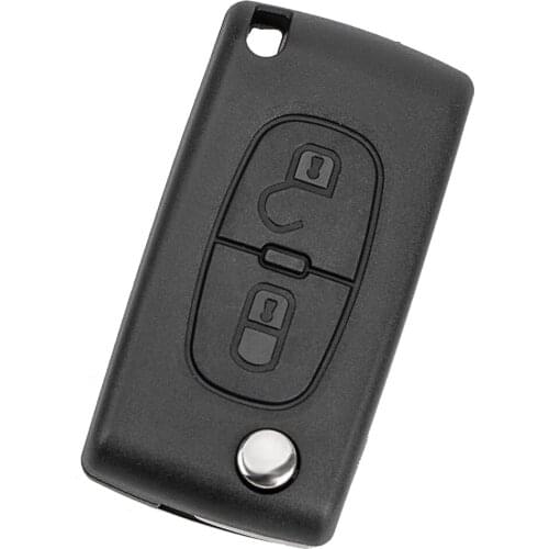 Flip Replacement 1pc Remote Key Car Key Case Cover Fob Car Key Shell Ce0536 For Citroen C2 C3 C4 PICASSO 2 Buttons