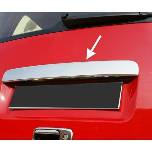 VW Caddy Chrome Rear Trunk Lid Cover Stainless steel (Single Door) 2003-2010