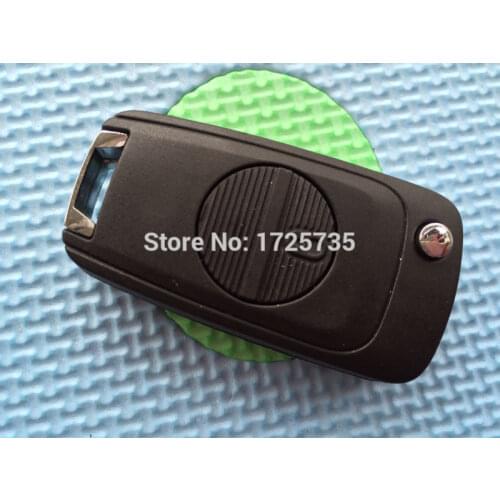 2 Buttons Flip Modified Remote Car Key Shell Uncut Blade For Nissan Micra Almera Primera X-Trail No Logo Accessories Auto Parts