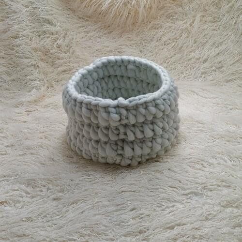 A Set Backdrops 150x100cm Mongolia Faux Fur Long Blanket with Infant Blanket Basket Knitting Braid for Newborn Baby Photo Shoot