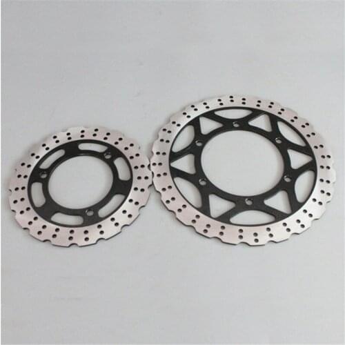 2PCS Front Floating Brake Disc Rotor motorcycle parts Aluminum Brake Rotors For KAWASAKI NINJA250 EX25R 08-12 2008 2009- 2012
