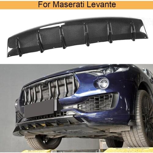 Carbon Fiber & FRP Car Racing Front Lip Apron for Maserati Levante 4-Door 2016-2017