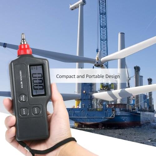 Portable Vibration Analyzer Digital Vibration Meter Device Probe Analizador De Vibraciones Handheld WT-63A Vibrator Tester