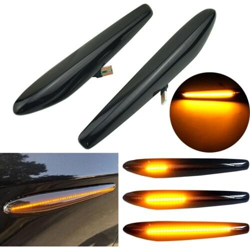 Sequential LED Dynamic Side Marker Lights Arrow Turn Signal Blinker Lamps For Alfa Romeo 159 Sportwagon Boera Spider 939