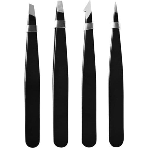 20pcs Tweezers Eyebrow Tweezer Set Stainless Professional Eye Lashes Extension Tweezers Eyebrow Tongs Scissors Cosmetic Tools