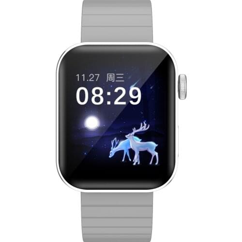 Smochm Big Screen P40 Smart Watch Full Touch Fitness Tracker Blood Pressure Smart Clock Women Men GTS Smartwatch for Android iOS