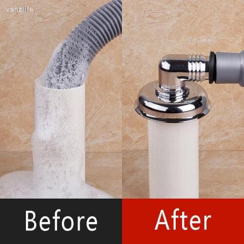 Washing machine special floor drain tee joint drain cover toilet deodorization drain sealing artifact