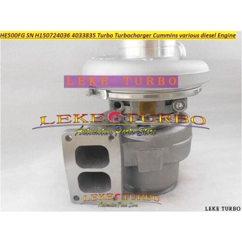 NEW HE500FG SN H150724036 4033835 Turbo Turbine Turbocharger For Cummins various diesel Engine Parts Auto parts