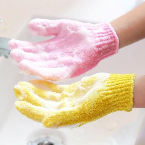 Moisturizing Spa Skin Care Cloth Bath Glove Exfoliating Gloves Cloth Scrubber For Face Body LX8118