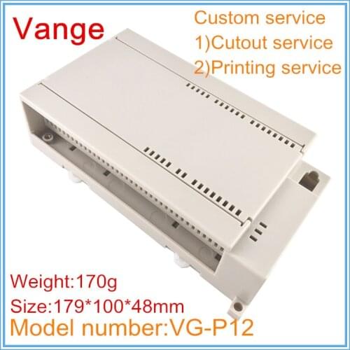 1pcs/lot mould made injection project box ABS plastic housing case diy 179*100*48mm for temperature control system