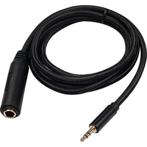3.5mm Male To 6.35mm Female Audio Cable With Double Shield Audio Cable For Tv Dvd Computer Mobile Phone Headset