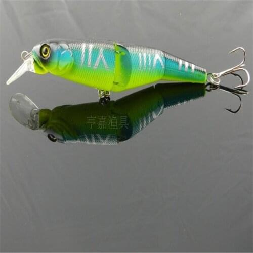 300pcs fishing baits Jointed Minnow fishing lures plastic (JM008) Hard Bait 12.5CM 16.2G 4# hooks Diving pesca fishing tackles