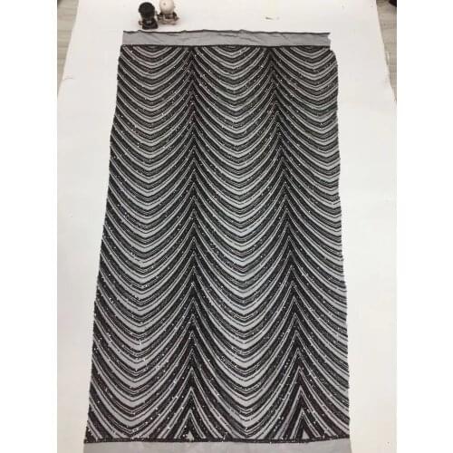 African Sequins Lace Fabric 2021 Embroidered Nigerian Laces Fabrics High Quality French Tulle Lace Fabric For Women XX3317