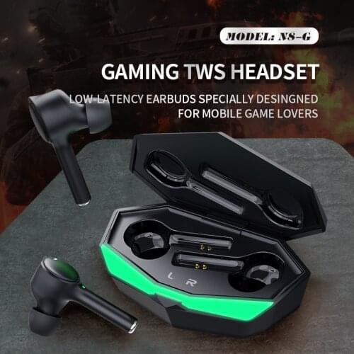 Wireless Gaming Headset Gamer Headphones Surround Sound Stereo Noise Cancelling PC PS4 Sports Earbuds Handfree With Mic Fone TWS