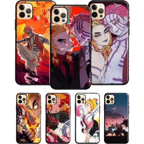 Akaza Kyojuro Rengoku Case For iPhone SE 2020 X XR XS Max 8 7 Plus 12 Pro Max Case For iPhone 11 Pro Max 12 mini