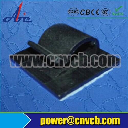 PL-0035 black Self-Adhesive Tie Mount with Cable Tie Self-Adhesive Tie mount