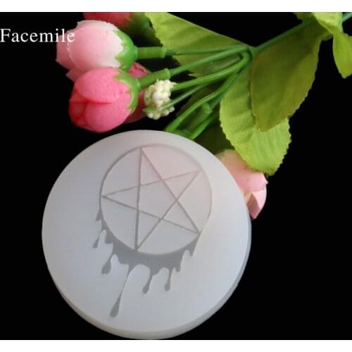 Facemile Meteor Five-Pointed Star Silicon Mold Mould For Resin Bead Jewelry Making DIY Handmade Craft Tool 50-325