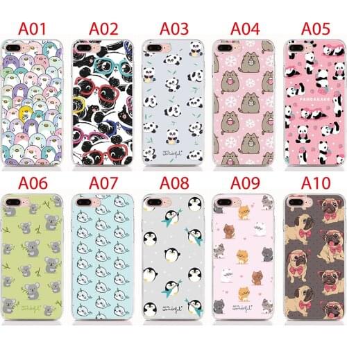 For Sony Xperia XA2 Plus XA3 Plus XA1 XA Ultra X Compact Silicone Case Funny Animal Print Soft TPU Phone Cover Protective