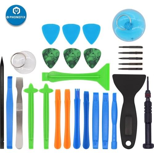 23 IN 1 Mobile Phone Repair Tools Kit Spudger Pry Opening Tool Screwdriver Set for iPhone iPad Samsung Cell Phone Hand Tools Set