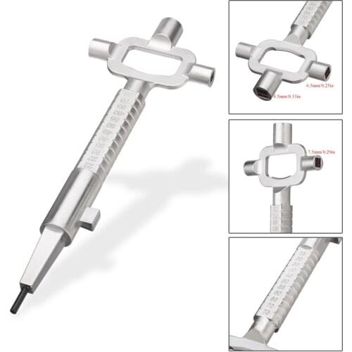 Sliver Locksmith Tool Multi Purpose Cylinder Gauge Cam Turner Spindle Turner Car Accessories Wholesale Quick Delivery