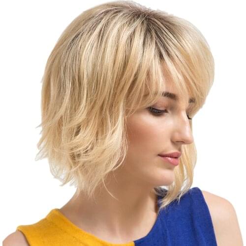 Silky Short Human Hair Curly Wigs For Naughty Girls Dressing Freedom Style