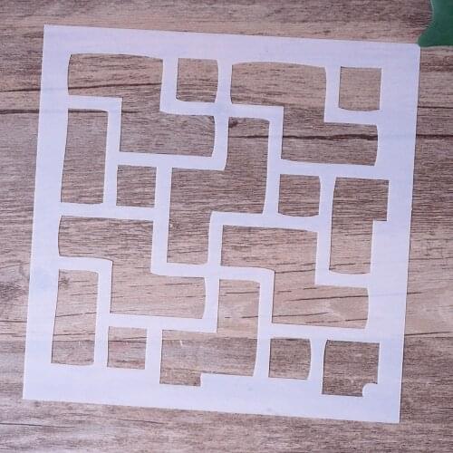 15 cm DIY Craft Layering Stencils For Walls Painting Scrapbooking Stamping Stamps Album Decorative Embossing Paper Cards