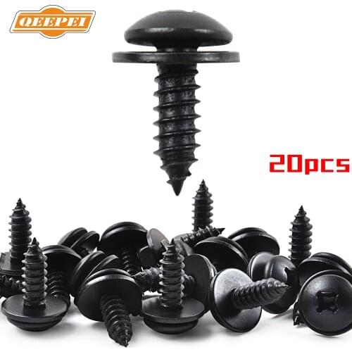 20 PCS Bumper Screws for Honda Acura - 90114-SE0-000 90114-SZ3-000 - Splash Shield Wheelhouse Liner Screw