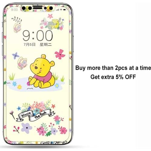 Disney Mickey Tempered Glass For Iphone 11 Screen Protector Protective Film For Iphone X/XS XS MAX Glass For Iphone11 PRO MAX