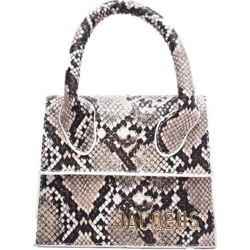 Ladies Summer New Style 2021 Female Stone Pattern Mini Fresh One-shoulder Small Square Bag Design Messenger Bag