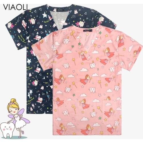 100%cotton Dentistry Doctor Overalls Medical Surgical Uniforms Pharmacy Pet Hospital Nursing Workwear Scrubs Tops Spa Uniforms