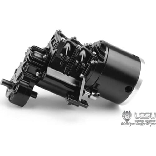 LESU 1/14 RC Tractor Truck TMY DIY 2Speed High Torque Gear Box Transmission B TH02226-SMT3