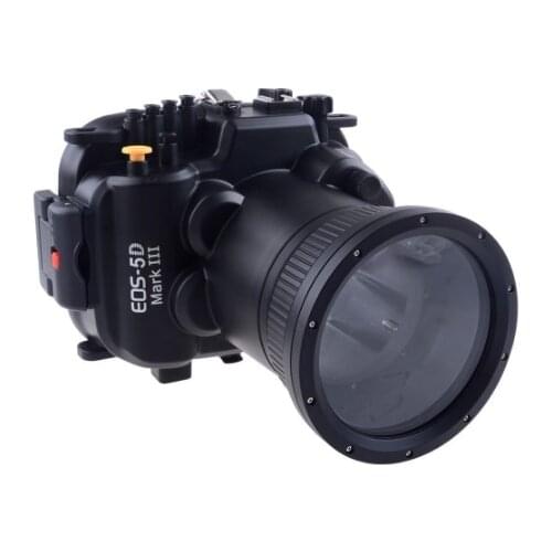60 meters 197ft Underwater Waterproof Housing Diving Camera Case for Canon 5D Mark III 24-105mm Lens Or 24-70mm mark I 5D3