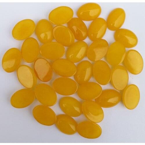 Free shipping 10X14mm yellow onyx stone beads Natural Oval CAB CABOCHON teardrop Wholesale 50pcs/lot