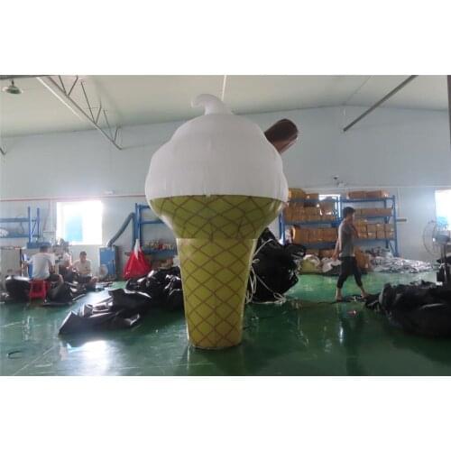 Free air ship to door!3m/10ft inflatable model, giant ice cream advertising model, good quality air model for sale