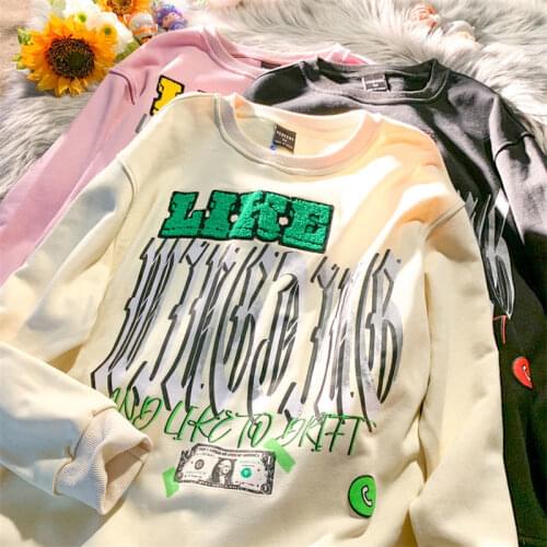 2021 Blackpink Vintage Graphic Hoodies Sweatshirt Women American Casual Streetwear Hip Hop Clothes for Teens Plus Size Hoodies