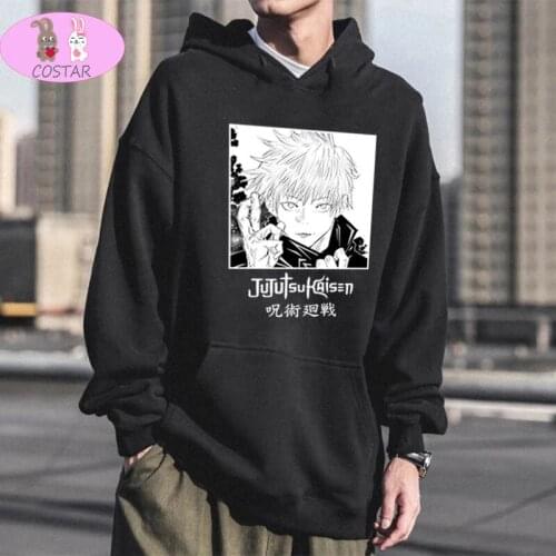 COSTAR Hot New Anime Jujutsu Kaisen Printed Fashion Hoodies Pullover Harajuku Hooded Sweatershirt Unisex
