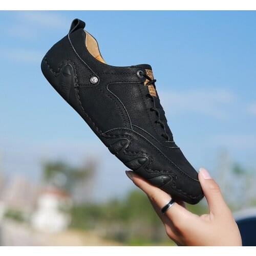 De informales zapatos moccasins leather autumn Casual mens fashion Sneaker 2020 black formal Moccasins scarpa breathable couro