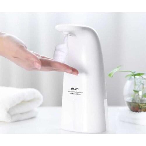 250ml Touchless Bathroom Dispenser Smart Sensor Liquid Soap Dispenser Sanitizer Hand Washer Waterproof Foam Liquid for Kitchen
