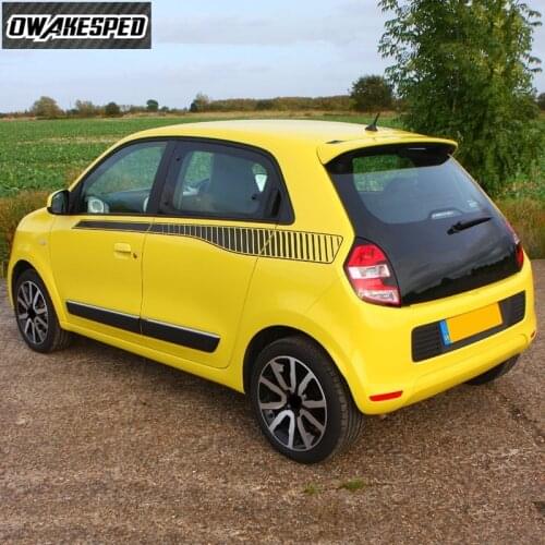 For-Renault Twingo RS Car Styling Door Waist Lines Sticker Auto Accessories Exterior Vinyl Decal Racing Sport Stripes