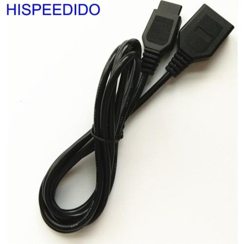 HISPEEDIDO 10pcs/lot 6ft 1.8M Controller Joystick Extension Cable for Sega Game Console System Genesis 2 3 megadrive 2 MD2
