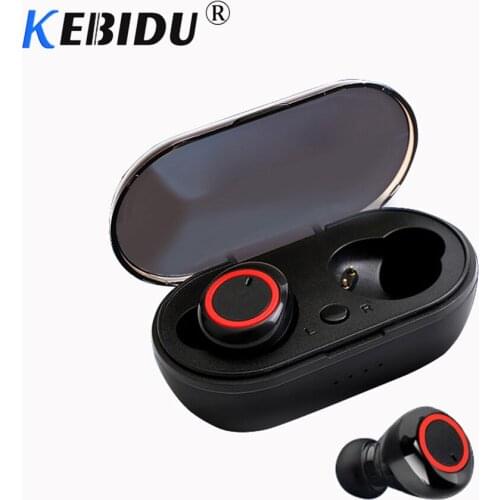 Kebidu TWS 5.0 Wireless Bluetooth Earphone For Xiaomi iPhone Headset Noise Cancelling Earbud For Huawei SamgSung With Microphone